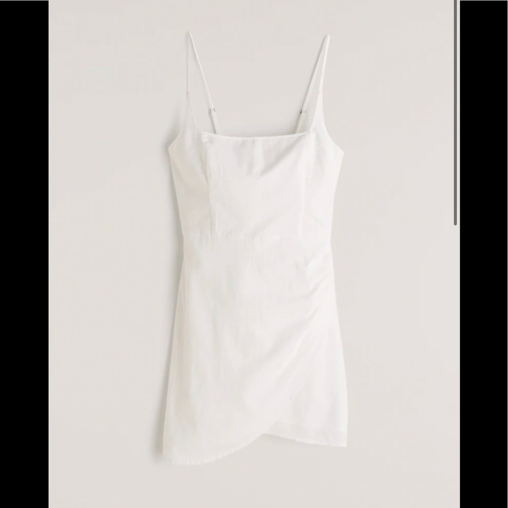 Women’s Square Neck Wrap Mini Dress
